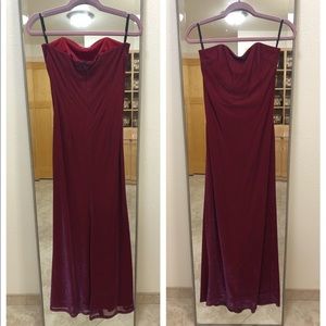 Maroon Long Dress